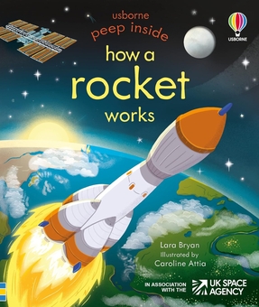 Паперова книга «Peep Inside How a Rocket Works», автор Лара Браян - фото №1 - мініатюра