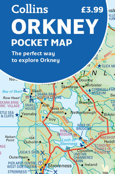 Бумажная книга «Orkney Pocket Map. The Perfect Way to Explore Orkney» - фото №1 - миниатюра