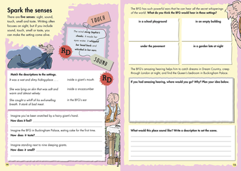 Бумажная книга «Roald Dahl’s Creative Writing with The BFG. How to Write Splendid Settings» - фото №3 - миниатюра