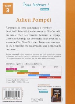 Бумажная книга «Tous Lecteurs! Adieu Pompéi: Niveau 3», автор Carole Gourrat - фото №2 - миниатюра