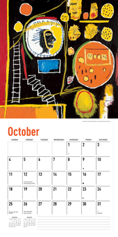Бумажная книга «Jean-Michel Basquiat 2020 Wall Calendar», автор Жан-Мишель Баския - фото №6 - миниатюра