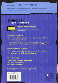 Бумажная книга «Exercices De Grammaire en contexte: Niveau Debutant » - фото №2 - миниатюра