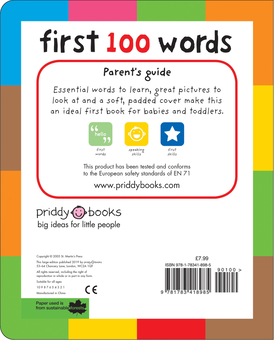 Бумажная книга «First 100 Soft To Touch Words (Large Ed)», автор Роджер Придди - фото №2 - миниатюра