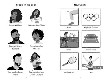Паперова книга «Penguin Readers. Level 1. The Extraordinary Life Of Serena Williams», автор Шеліна Джанмохамед - фото №4 - мініатюра