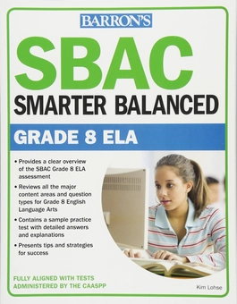 Паперова книга «SBAC Grade 8 ELA: Smarter Balanced», автор Кiм Лозе - фото №1 - мініатюра