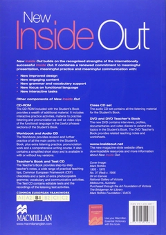 Бумажная книга «New Inside Out Intermediate Student's Book (+ CD-ROM)», авторов Воган Джонс, Сью Кэй - фото №2 - миниатюра