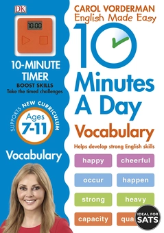 Бумажная книга «10 Minutes a Day Vocabulary Ages 7-11 Key Stage 2», автор Кэрол Вордерман - фото №1 - миниатюра