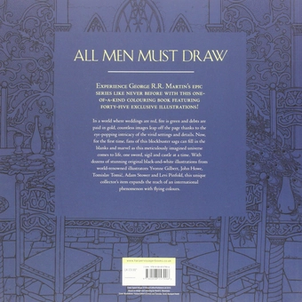 Бумажная книга «The Official A Game of Thrones Colouring Book», автор Джордж Р. Р. Мартин - фото №2 - миниатюра