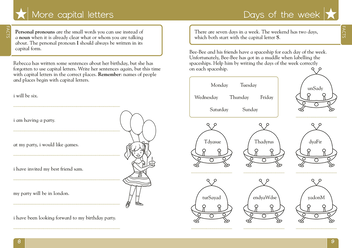 Бумажная книга «Spelling, Punctuation and Grammar Made Easy Ages 5-7 Key Stage 1», автор Кэрол Вордерман - фото №3 - миниатюра