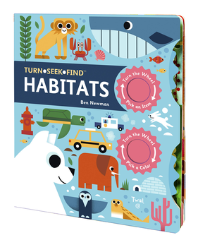 Бумажная книга «Turn Seek Find. Habitats», автор Бен Ньюман - фото №2 - миниатюра