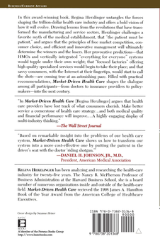 Паперова книга «Market-Driven Health Care: Who Wins, Who Loses, in the Transformation of America's Largest Service Industry », автор Реджина Герцлінгер - фото №2 - мініатюра