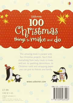 Бумажная книга «100 Christmas Things to Make and Do», автор Фиона Уотт - фото №2 - миниатюра