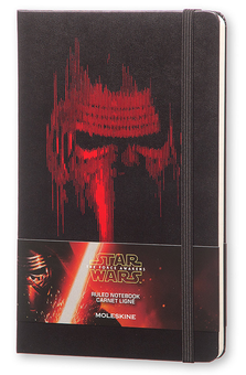  «Нотатник Moleskine Star Wars VII середній в лінію чорний (LESW7BQP060)», brand Moleskine / Moleskine /  - фото №1 - миниатюра