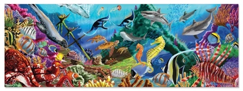 «Напольный пазл Melissa & Doug Подводный оазис 200 элементов (MD18907)», бренда Melissa & Doug - фото №2 - миниатюра