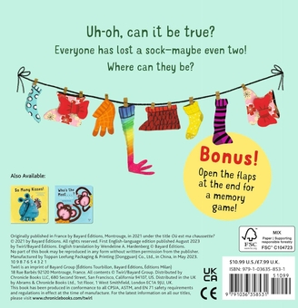 Паперова книга «Have You Seen My Sock?», автор Коломб Лінотт - фото №2 - мініатюра