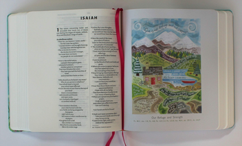 Бумажная книга «NIV Journalling Bible Illustrated by Hannah Dunnett» - фото №6 - миниатюра