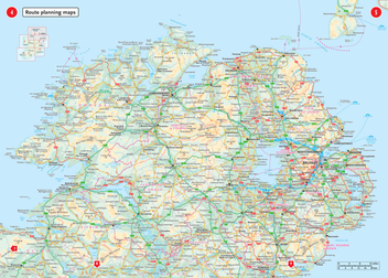 Бумажная книга «Comprehensive Road Atlas Ireland» - фото №3 - миниатюра