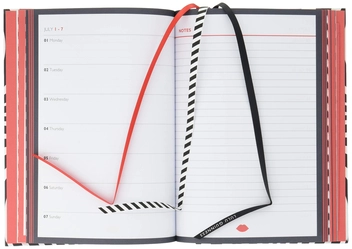 Бумажная книга «Lulu Guinness: A5 2019 Optical Stripe Diary» - фото №3 - миниатюра