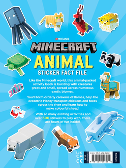 Бумажная книга «Minecraft Animal Sticker Fact File» - фото №2 - миниатюра