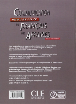 Паперова книга «Communication Progressive du Francais Des Affaires», автор Жан-Люк Перфонис - фото №2 - мініатюра