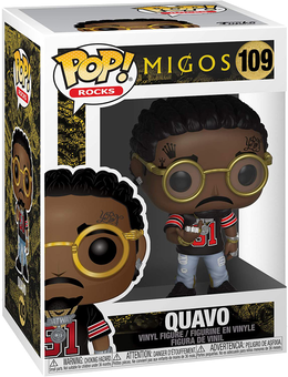  «Коллекционная фигурка Funko Pop! Migos Quavo (37854)», бренда Funko Pop - фото №3 - миниатюра