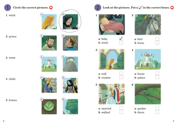 Паперова книга «Ladybird Readers. Level 3. Rapunzel. Activity Book» - фото №2 - мініатюра