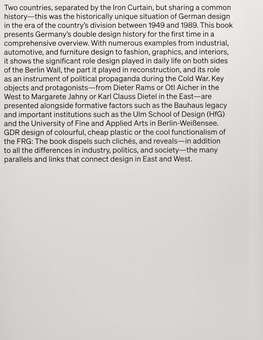 Бумажная книга «German Design 1949 – 1989. Two Countries, One History» - фото №3 - миниатюра