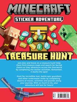 Бумажная книга «Minecraft Sticker Adventure. Treasure Hunt», автор Mojang AB - фото №2 - миниатюра