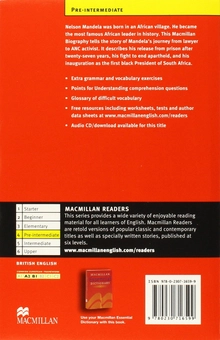 Бумажная книга «Pre-Intermediate Level: Nelson Mandela (+ Audio CD)», автор Carl W. Hart - фото №3 - миниатюра
