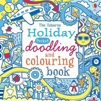 Бумажная книга «Holiday Pocket Doodling and Colouring book» - фото №1 - миниатюра