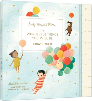 Бумажная книга «The Wonderful Things You Will Be Growth Chart: Includes Stickers for Marking Growth Milestones» - фото №1 - миниатюра