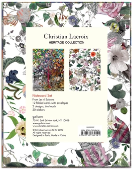 Бумажная книга «Christian Lacroix Heritage Collection Les 4 Saisons Boxed Notecards» - фото №6 - миниатюра