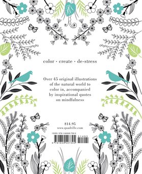 Бумажная книга «Coloring Book of Mindfulness», автор Холли Макдональд - фото №2 - миниатюра