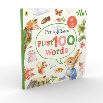 Паперова книга «Peter Rabbit Peter's First 100 Words», автор Беатріс Поттер - фото №2 - мініатюра
