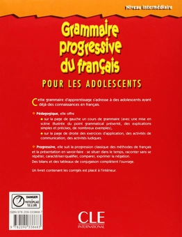 Паперова книга «Grammaire progressive du français pour les adolescents», автор Энн Вичер - фото №2 - мініатюра