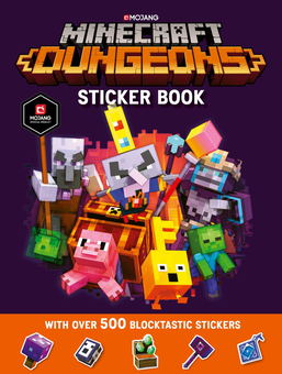 Бумажная книга «Minecraft Dungeons Sticker Book» - фото №1 - миниатюра