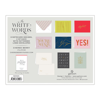 Бумажная книга «Cheree Berry The Write Words Greeting Assortment With Booklet» - фото №3 - миниатюра
