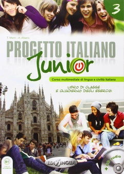 Бумажная книга «Progetto Italiano Junior: Libro + Quarderno (+CD)», автор Альбано Марин - фото №1 - миниатюра