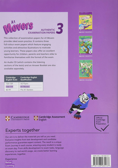 Бумажная книга «A1 Movers 3 Student's Book. Authentic Examination Papers» - фото №2 - миниатюра