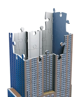  «Пазл 3D Ravensburger Небоскреб Empire State Building (12553)», бренда Ravensburger - фото №5 - миниатюра