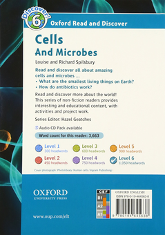 Паперова книга «Oxford Read and Discover: Level 6: Cells and Microbes», авторів Louise Spilsbury, Richard Spilsbury - фото №2 - мініатюра