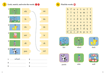 Бумажная книга «Ladybird Readers. Level 1. Peppa Pig: The Fair. Activity Book» - фото №3 - миниатюра