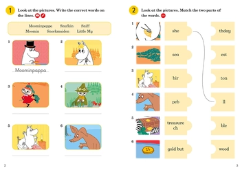Бумажная книга «Moomin. The Birthday Button Activity Book. Ladybird Readers Level 1» - фото №3 - миниатюра