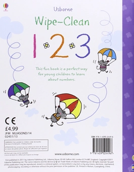 Паперова книга «Wipe-Clean 123», автор Фелісіті Брукс - фото №2 - мініатюра