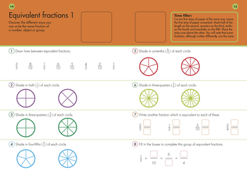 Бумажная книга «10 Minutes a Day Fractions», автор Кэрол Вордерман - фото №4 - миниатюра