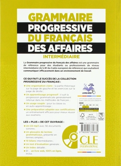 Бумажная книга «Grammaire progressive du français des affaires. Niveau intermédiaire (A2/B1). Livre (+ CD + Livre-web)», автор Жан-Люк Пенфорнис - фото №2 - миниатюра