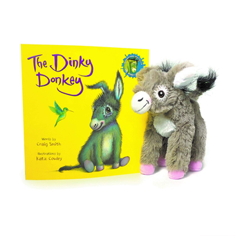 Бумажная книга «The Dinky Donkey Book and Toy», автор Крейг Смит - фото №2 - миниатюра
