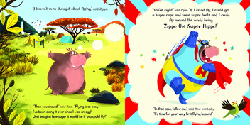 Бумажная книга «Zippo the Super Hippo», автор Кес Грей - фото №3 - миниатюра