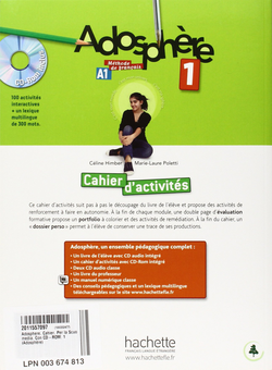 Паперова книга «Adosphère: Niveau 1: Cahier d'activités (+ CD-ROM)», авторів Céline Himber, Marie-laure Poletti - фото №3 - мініатюра