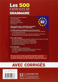 Бумажная книга «Les 500 Exercices de Grammaire B2», авторов Yvonne Delatour, Dominique Jennepin, Marie-Pierre Caquineau-Gündüz, Françoise Lesage-Langot - фото №2 - миниатюра